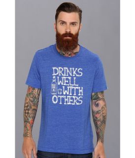 Original Penguin Drinks Well With Others Tee Mens T Shirt (Blue)