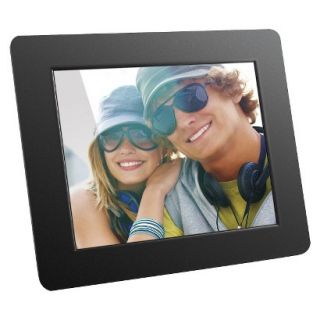 Aluratek 8 LCD Digital Photo Frame   Black (ADPF08SF)