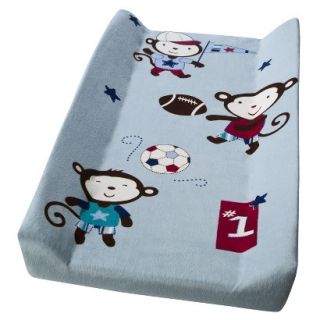 Summer Infant Team Monkey Changing Pad Cover   Blue