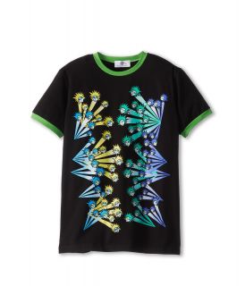 Versace Kids T Shirt w/ Medusa Print Boys T Shirt (Black)
