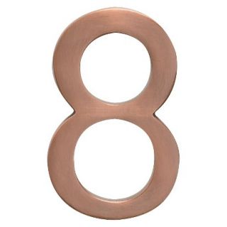 Architectural Mailboxes 4 House Number 8   Antique Copper