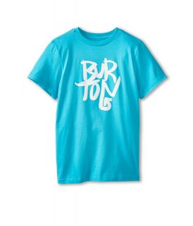 Burton Kids Stacked S/S Tee Boys T Shirt (Blue)