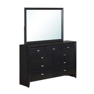 Global Furniture Usa Black Carolina Dresser Black Size 9 drawer