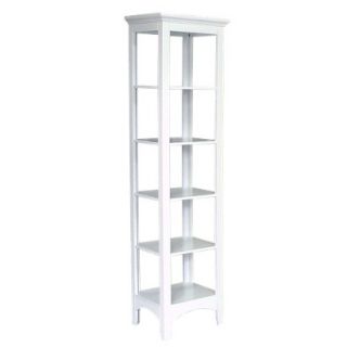 Linen Cabinet Elegant Home Fashions Madison Avenue Linen Cabinet   White