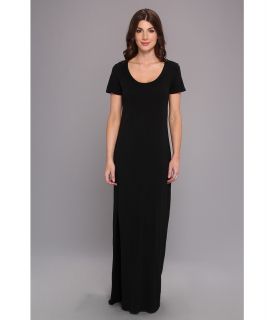 Michael Stars Tee Shirt Maxi Dress Womens Dress (Black)