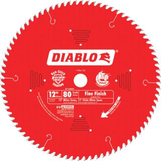 Diablo Fine Finish Circular Saw Blade   12 Inch, 80 Tooth, For Fine Crosscuts