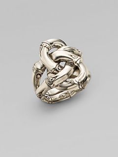 John Hardy Sterling Silver Knot Ring   Silver