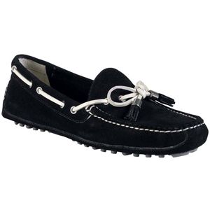 Cole Haan Womens Grant Black Suede Ivory Shoes, Size 9.5 B   D41147