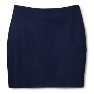 Merona Womens Woven Mini Skirt   Xavier Navy   2