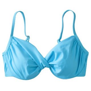 Womens D Cup Bikini Swim Top  Turquoise 36D