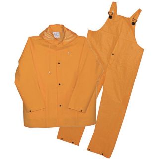 Boss 3 Pc. Yellow Rain Suit   35mm, Size 2XL, Model 3PR0300YJ