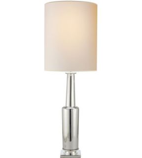 Thomas Obrien Fiona 1 Light Table Lamps in Mercury Glass With Wax TOB3029MG NP