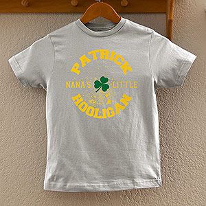 Personalized Kids Shamrock Sweatshirt   Little Hooligan