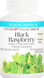 Eclectic Institute   Black Raspberry 300 mg.   50 Vegetarian Capsules