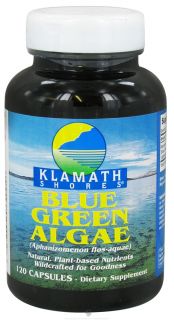 American Health   Klamath Shores Blue Green Algae   120 Capsules