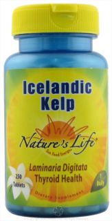 Natures Life   Icelandic Kelp Thyroid Health   250 Tablets