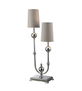 Boliver 2 Light Table Lamps in Chrome D1405