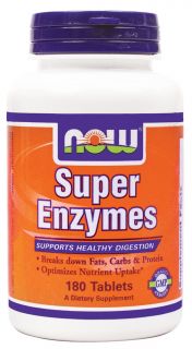 NOW Foods   Super Enzymes   90 Tablets