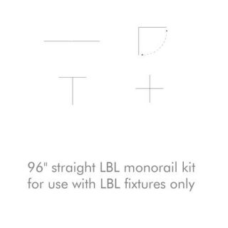 96 Inch Straight Lbl Monorail Kit