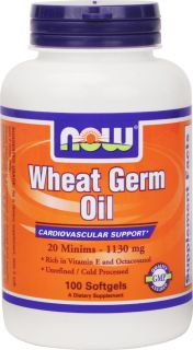 NOW Foods   Wheat Germ Oil 20 Minims   100 Softgels