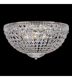 Petit Crystal 5 Light Flush Mounts in Silver 1564 40A