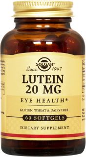 Solgar   Lutein Eye Health 20 mg.   60 Softgels
