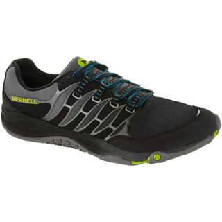 Merrell Allout Fuse Merrell Mens Running Shoes Black/Lime