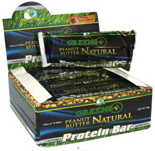 Greens Plus   Protein Bar Natural Peanut Butter   2 oz.