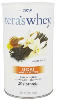 Teras Whey   Goat Whey Protein Vanilla Honey   12 oz.