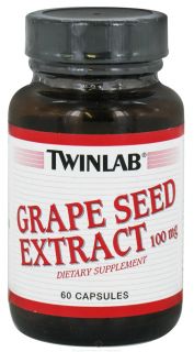 Twinlab   Grape Seed Extract 100 mg.   60 Capsules
