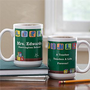 Personalized Large Coffee Mugs for Teachers   Little Learners