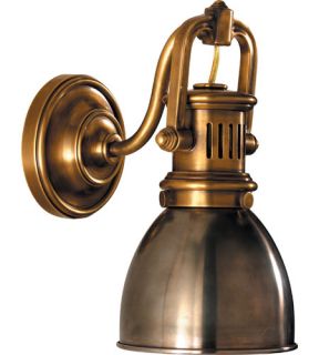 Studio Yoke 1 Light Wall Sconces in Hand Rubbed Antique Brass SL2975HAB AN