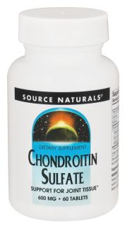 Source Naturals   Chondroitin Sulfate 600 mg.   60 Tablets