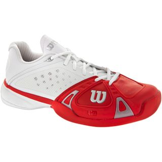 Wilson Rush Pro Wilson Mens Tennis Shoes White/Wilson Red