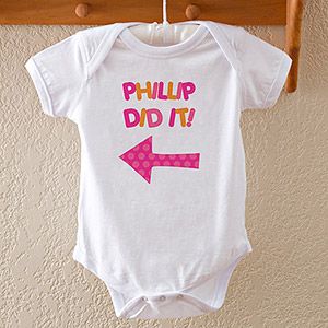 Personalized Baby Bodysuits   They Did It