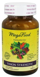 MegaFood   Therapeutix Vision Strength   60 Vegetarian Tablets