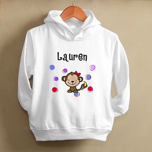 Personalized Toddler Hoodie for Girls   Choose Your Design