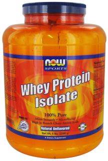 NOW Foods   Whey Protein Isolate Unflavored   5 lbs.