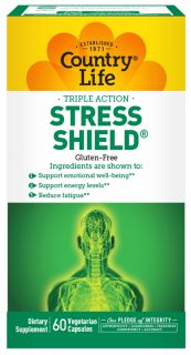 Country Life   Stress Shield   60 Vegetarian Capsules