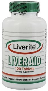 Liverite Products   Liver Aid   120 Tablets