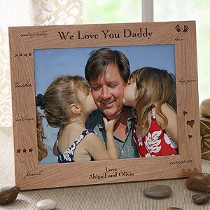 Personalized 8x10 Picture Frames for Dads   What You Mean To Me