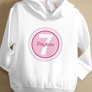 Personalized Hooded Sweatshirt for Toddlers   Its Your Birthday