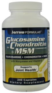 Jarrow Formulas   Glucosamine + Chondroitin + MSM   240 Capsules