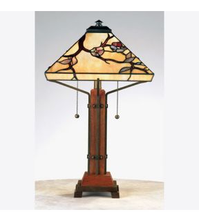 Tiffany 2 Light Table Lamps in Multi TF6898M