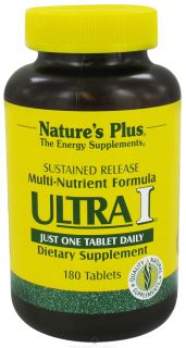 Natures Plus   Ultra I Multi Nutrient Supplement Sustained Release   180 Tablets