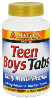 Michaels Naturopathic Programs   Teen Boys Daily Multi Vitamin   60 Vegetarian Tablets