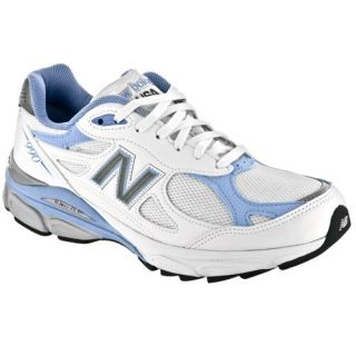 New Balance 990v3 New Balance Womens Running Shoes White/Blue