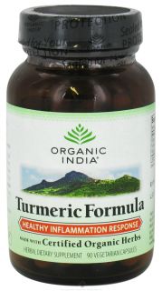 Organic India   Turmeric Formula Healthy Inflammation Response   90 Vegetarian Capsules