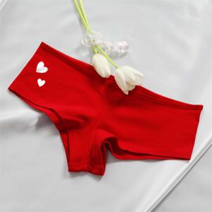 Personalized Ladies Red Boy Shorts Underwear   Future Mrs Design