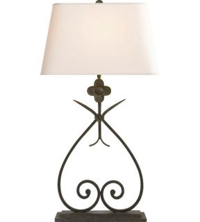 Suzanne Kasler Harper 1 Light Table Lamps in Natural Rusted Iron SK3100NR NP